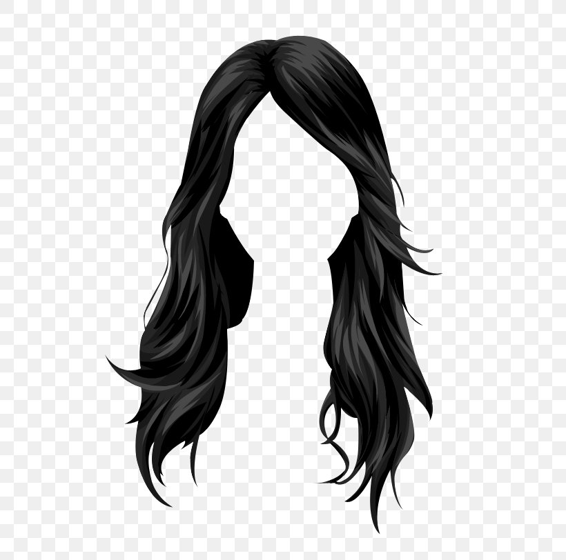 Fallen Black Hair Mary Margaret Zane Arriane Alter Long Hair, PNG, 589x812px, Fallen, Bangs, Black And White, Black Hair, Brown Hair Download Free