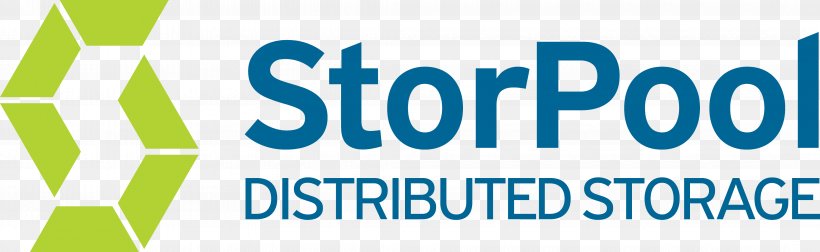 Logo StorPool Ltd. Computer Software Software-defined Storage Computer Data Storage, PNG, 4270x1315px, Logo, Area, Banner, Blue, Brand Download Free