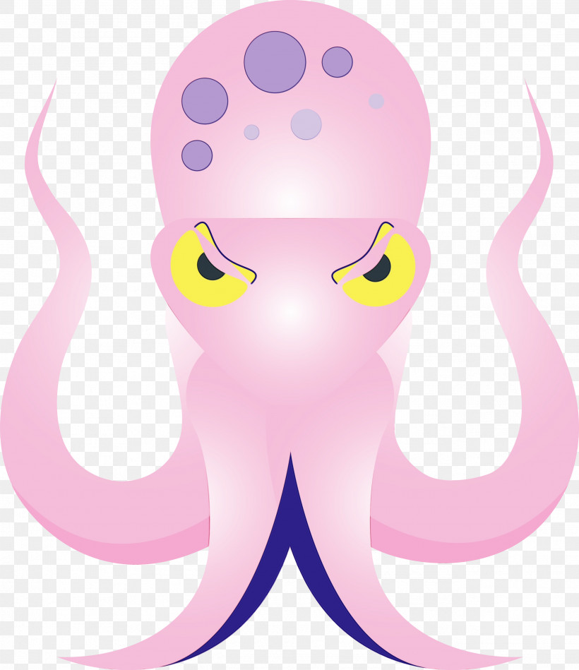 Octopus Pink Cartoon Giant Pacific Octopus Octopus, PNG, 2592x3000px, Octopus, Cartoon, Giant Pacific Octopus, Paint, Pink Download Free