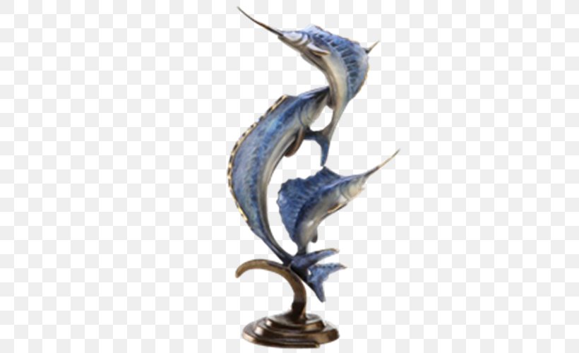Bronze Sculpture Sailfish Black Marlin, PNG, 500x500px, Bronze Sculpture, Atlantic Blue Marlin, Billfish, Black Marlin, Bronze Download Free