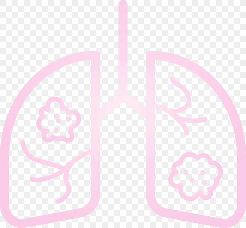Pink, PNG, 3000x2782px, Corona Virus Disease, Lungs, Paint, Pink, Watercolor Download Free