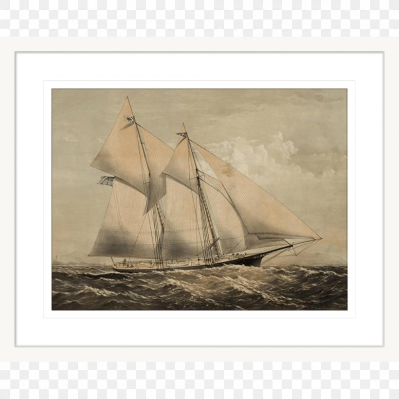 Schooner New York City Yacht Clipper Brigantine, PNG, 1000x1000px, Schooner, Baltimore Clipper, Brig, Brigantine, Caravel Download Free