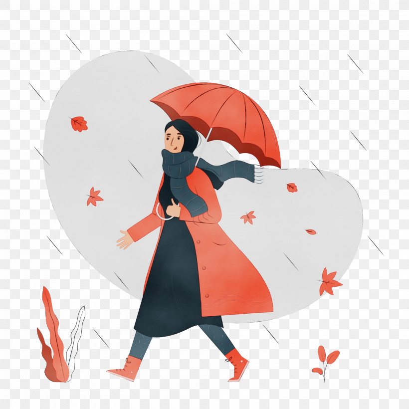Cartoon Character Umbrella Character Created By, PNG, 2000x2000px, Autumn, Cartoon, Character, Character Created By, Paint Download Free