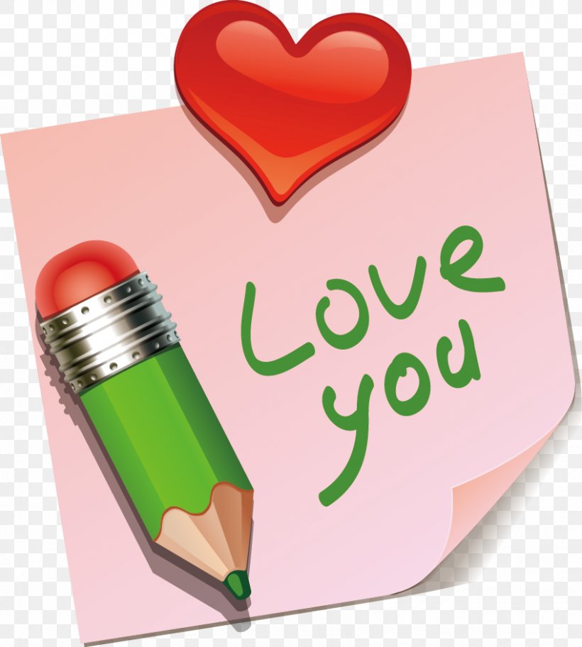 Cartoon Pencil, PNG, 848x944px, Valentine S Day, Dia Dos Namorados, Heart, Love, Musical Note Download Free