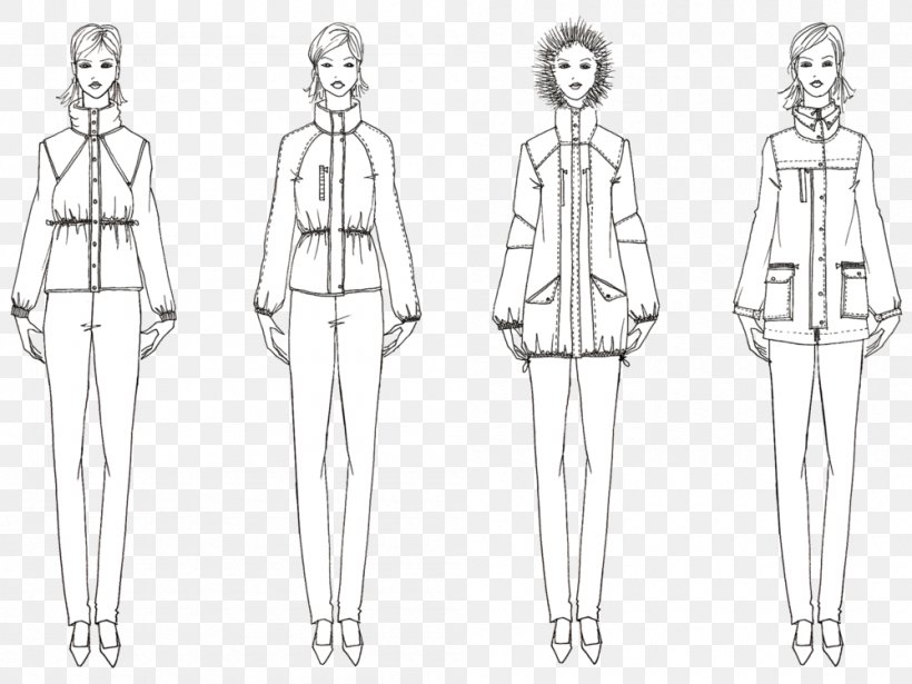 Drawing Clothing Fashion Design Sketch, PNG, 1000x750px, Watercolor, Cartoon, Flower, Frame, Heart Download Free