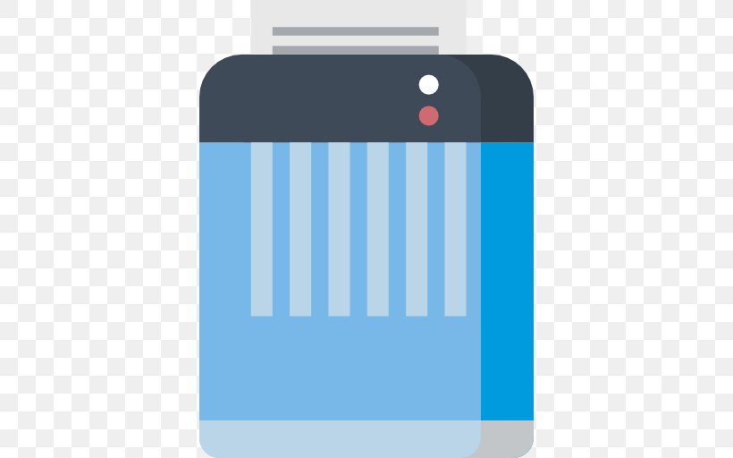 Paper Shredder Icon, PNG, 512x512px, Paper, Blue, Brand, Document, Logo Download Free