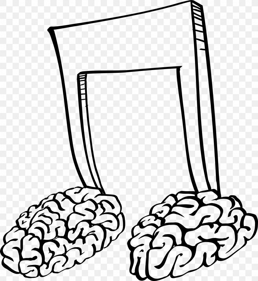 Brain Clip Art, PNG, 2197x2400px, Brain, Area, Black, Black And White, Coloring Book Download Free