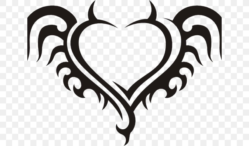 Drawing Heart, PNG, 640x480px, Logo, Blackandwhite, Drawing, Emblem, Heart Download Free