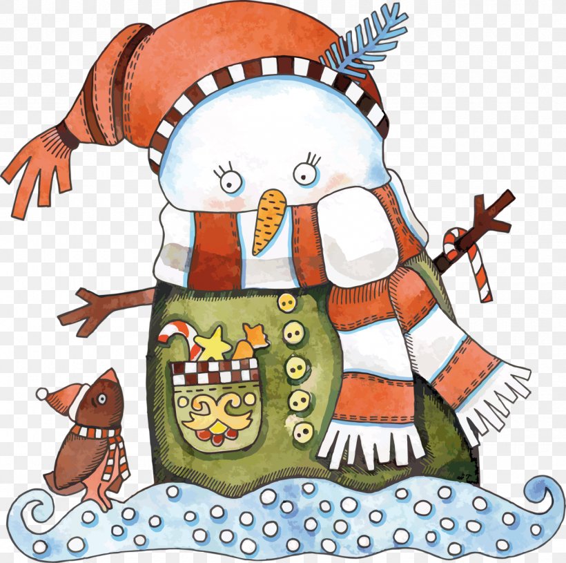 Christmas Snowman Drawing, PNG, 1280x1273px, Christmas, Art, Artwork, Bird, Child Download Free