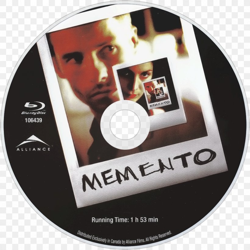 Memento Guy Pearce Film DVD YouTube, PNG, 1000x1000px, Memento, Brand, Carrieanne Moss, Christopher Nolan, Cinema Download Free