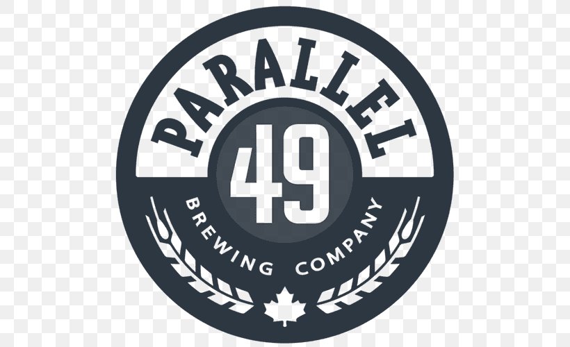 Parallel 49 Brewing Company Beer Scotch Ale India Pale Ale North Coast Brewing Company, PNG, 500x500px, Parallel 49 Brewing Company, Area, Beer, Beer Brewing Grains Malts, Black And White Download Free