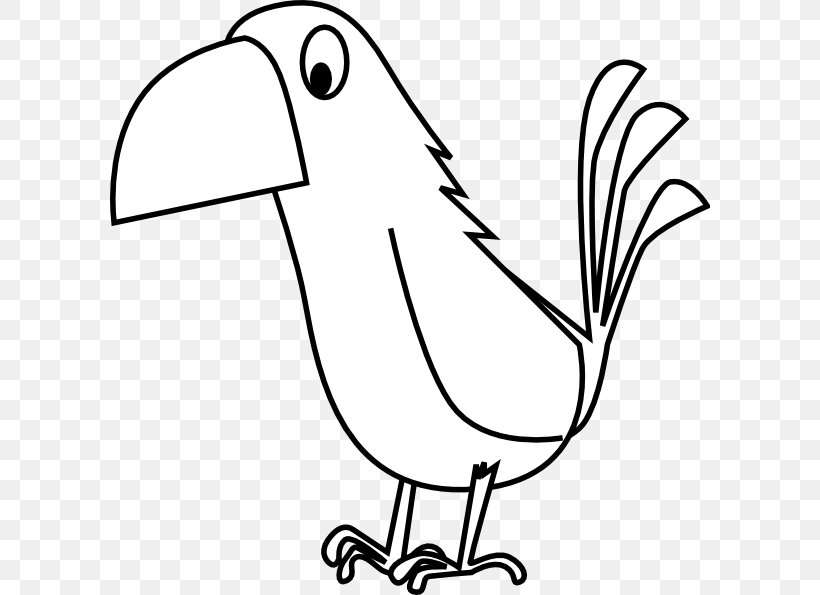 Parrot Drawing Black And White Cartoon Clip Art, PNG, 600x595px, Watercolor, Cartoon, Flower, Frame, Heart Download Free