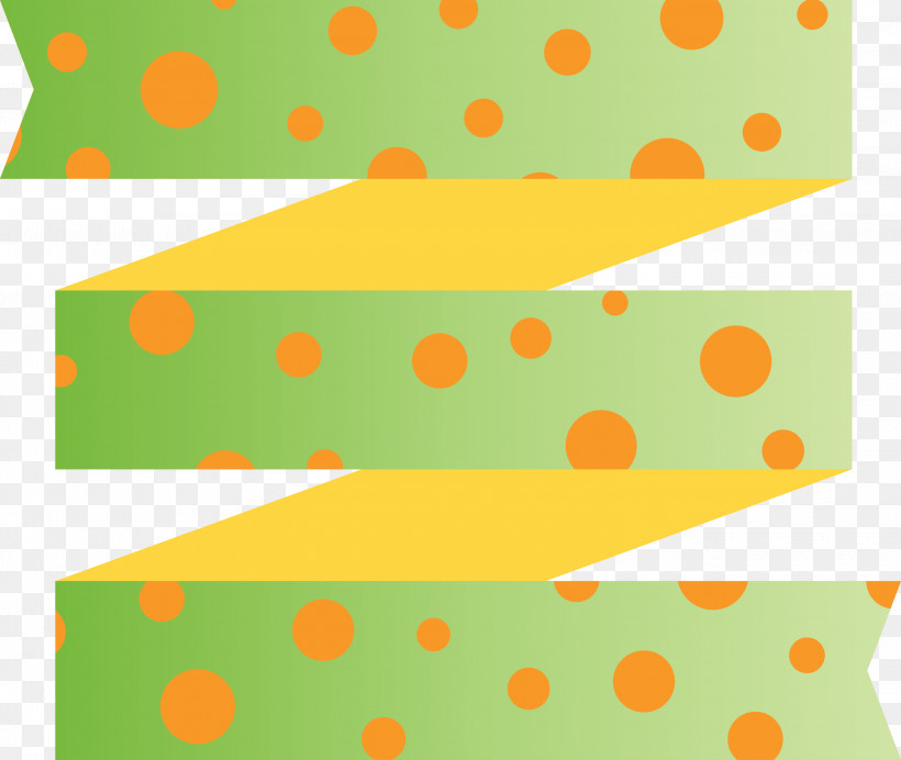 Ribbon Multiple Ribbon, PNG, 3000x2533px, Ribbon, Green, Line, Multiple Ribbon, Orange Download Free