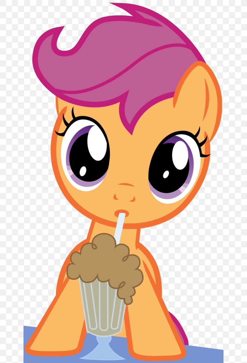 Scootaloo Rainbow Dash Milkshake Pony Twilight Sparkle, PNG, 664x1204px, Watercolor, Cartoon, Flower, Frame, Heart Download Free