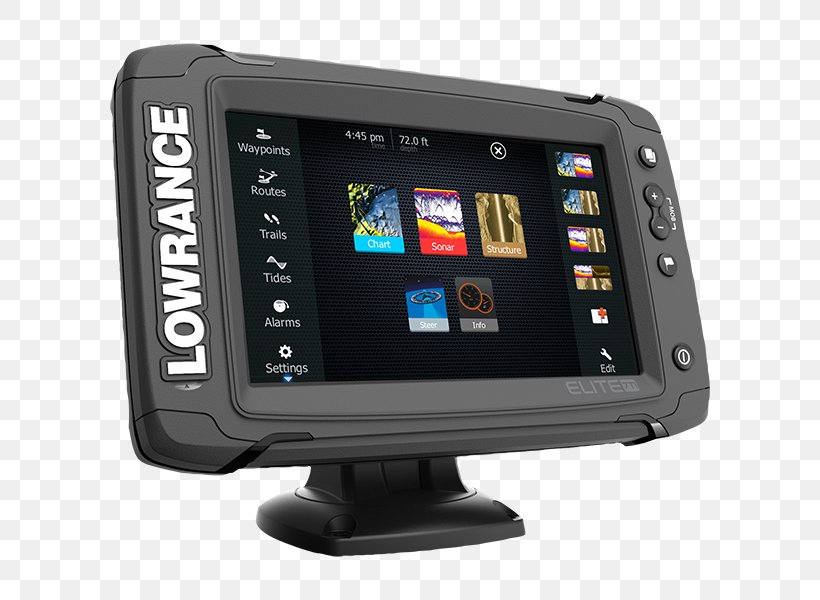 Chartplotter Lowrance Electronics Fish Finders Touchscreen Marine Electronics, PNG, 600x600px, Chartplotter, Display Device, Echo Sounding, Electronic Device, Electronics Download Free