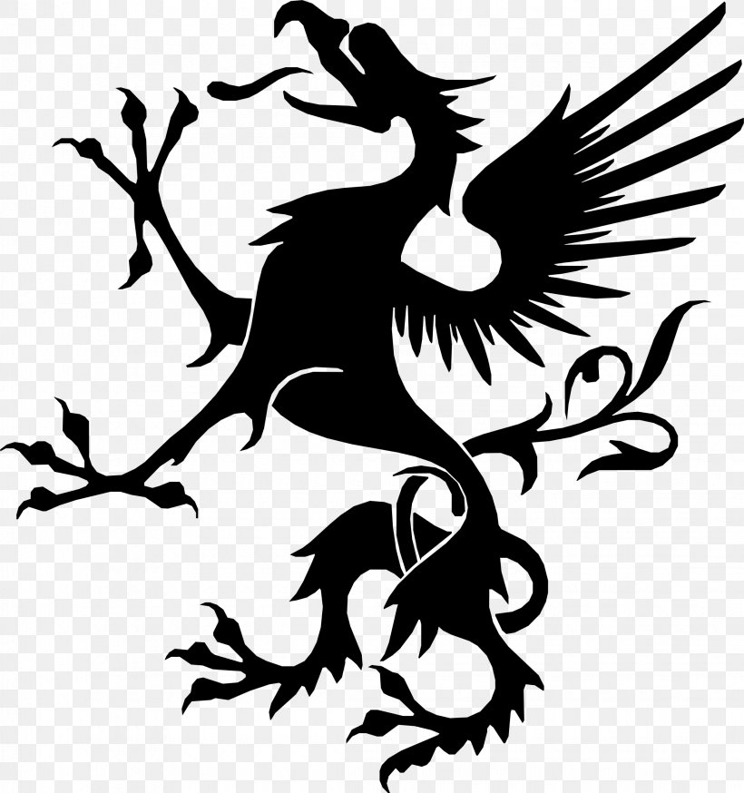 Heraldry Dragon Wyvern Clip Art, PNG, 2245x2395px, Heraldry, Art, Artwork, Beak, Bird Download Free