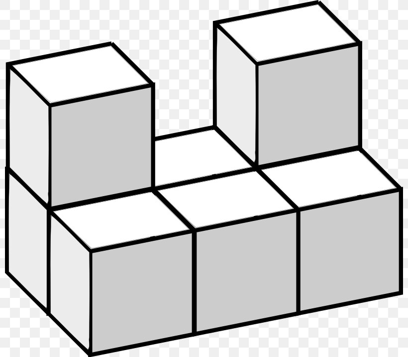 Three-dimensional Space Clip Art Soma Cube 3D Computer Graphics, PNG, 800x719px, 3d Computer Graphics, Threedimensional Space, Area, Black And White, Computer Graphics Download Free