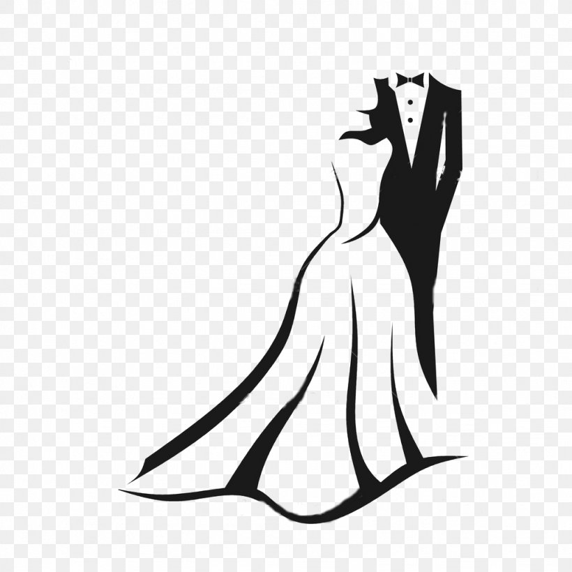 Wedding Invitation Bridegroom Clip Art, PNG, 1024x1024px, Wedding Invitation, Art, Artwork, Black, Black And White Download Free