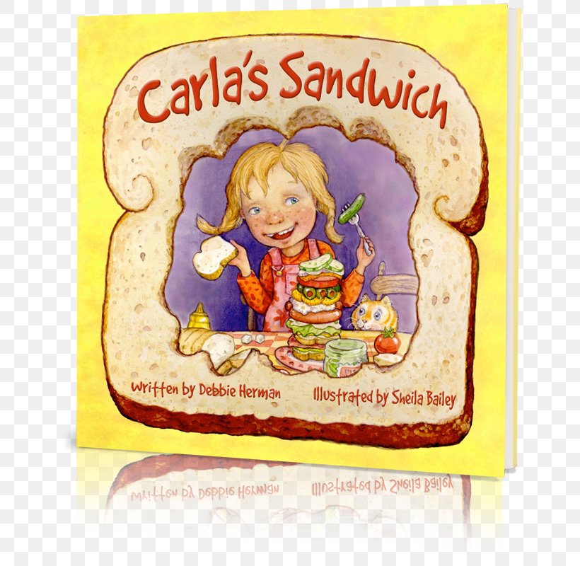 Carla's Sandwich Lunch Pickled Cucumber Food, PNG, 673x800px, Sandwich, Book, Cheese, Cottage Cheese, Eating Download Free