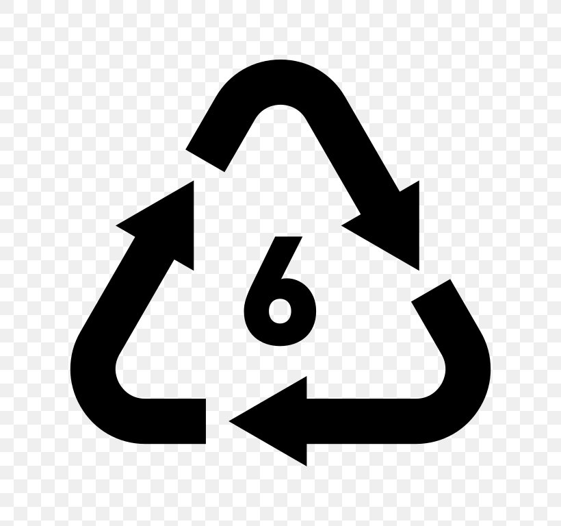 Plastic Recycling Recycling Symbol PET Bottle Recycling Plastic Bottle, PNG, 768x768px, Recycling, Area, Black And White, Bottle, Bottle Recycling Download Free