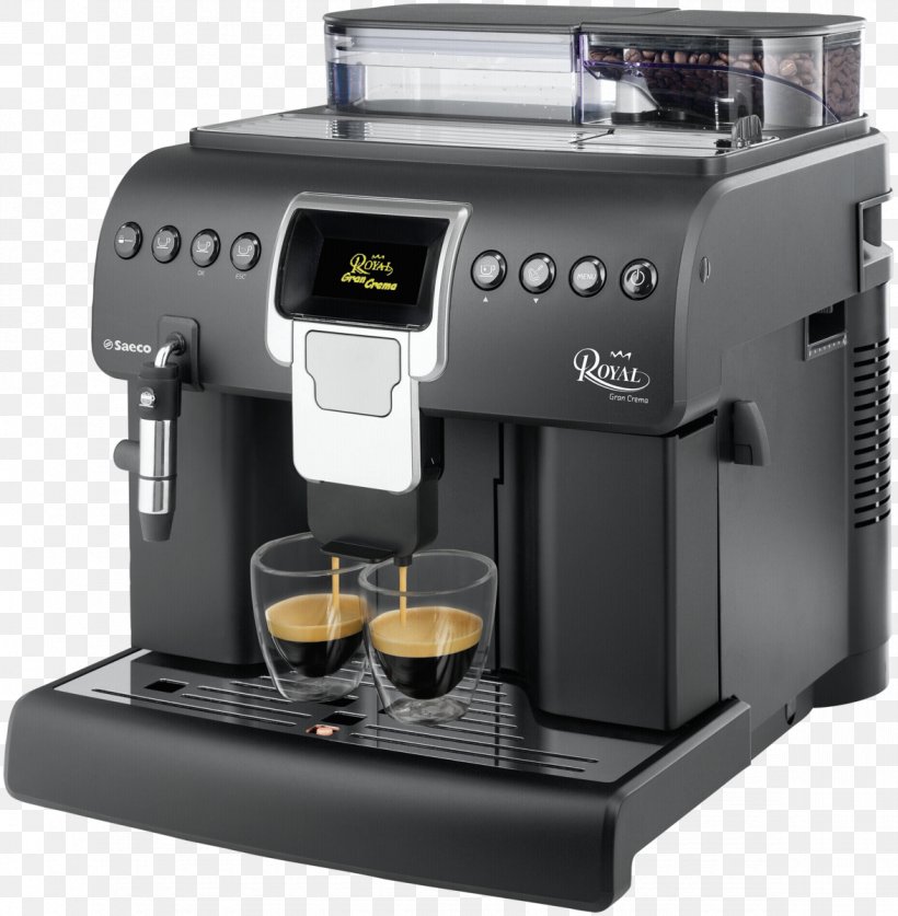 Coffeemaker Espresso Philips Saeco Royal HD8920, PNG, 1175x1200px, Coffee, Coffeemaker, Drip Coffee Maker, Espresso, Espresso Machine Download Free
