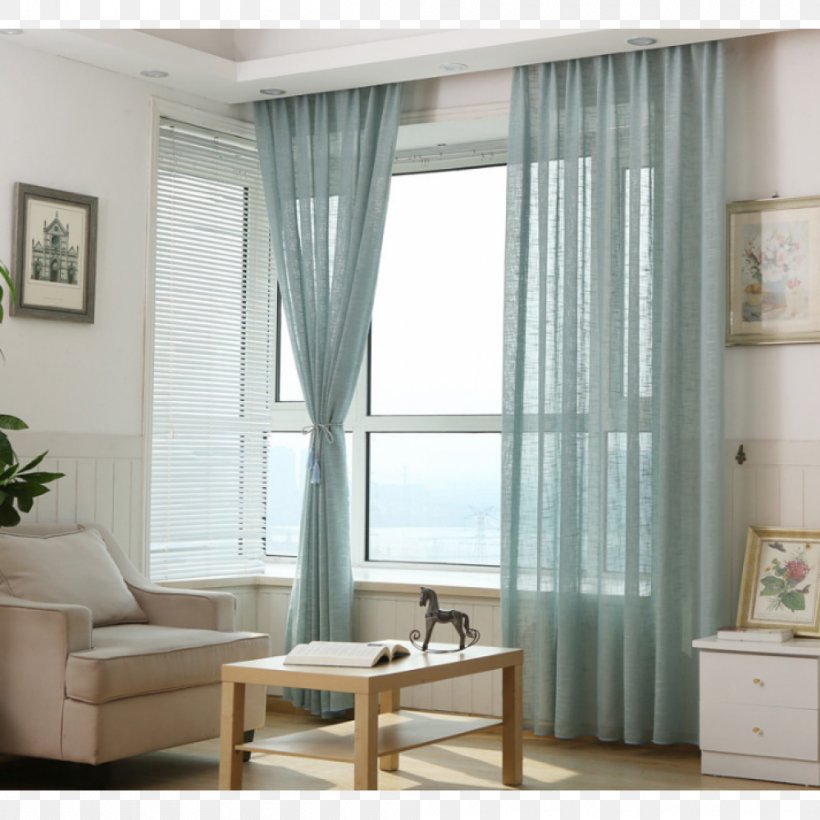 Curtain Window Blinds & Shades Light Voile, PNG, 1000x1000px, Curtain, Bedroom, Blackout, Decor, Door Download Free