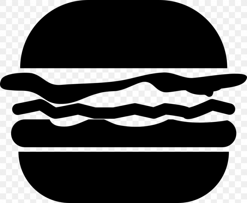 Hamburger Cheeseburger Hot Dog Fast Food Patty, PNG, 980x804px, Hamburger, Black, Black And White, Bread, Cheeseburger Download Free