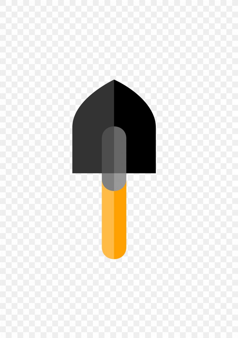 Cartoon Shovel, PNG, 2480x3509px, Cartoon, Gratis, Shovel, Yellow Download Free