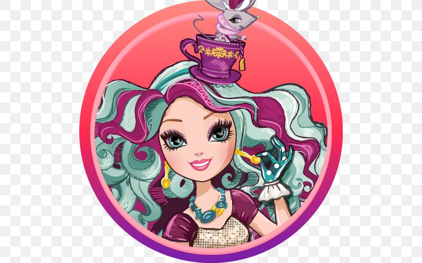 Ever After High™Tea Party Dash Ever After High™ Charmed Style Baby Dragons: Ever After High™ Dress Up Game Girls, PNG, 512x512px, Ever After High, Android, Barbie, Doll, Fashion Style Dress Up Download Free