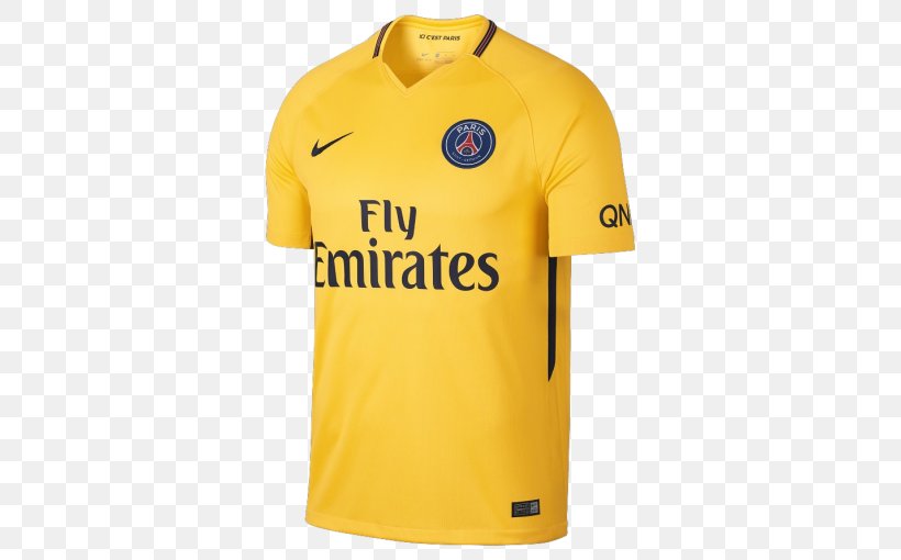 Paris Saint-Germain F.C. T-shirt Jersey 2016–17 Ligue 1, PNG, 510x510px, Paris Saintgermain Fc, Active Shirt, Brand, Clothing, Football Download Free
