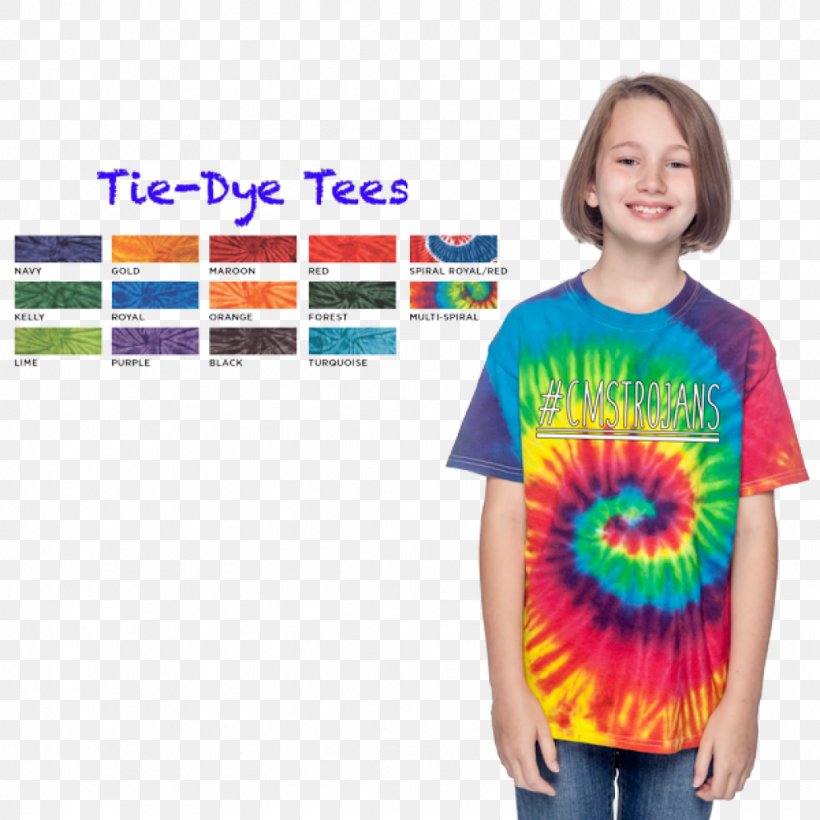 T-shirt Tie-dye Sleeve Field Day USA Textile, PNG, 1024x1024px, Tshirt, Clothing, Com, Doodle, Dye Download Free