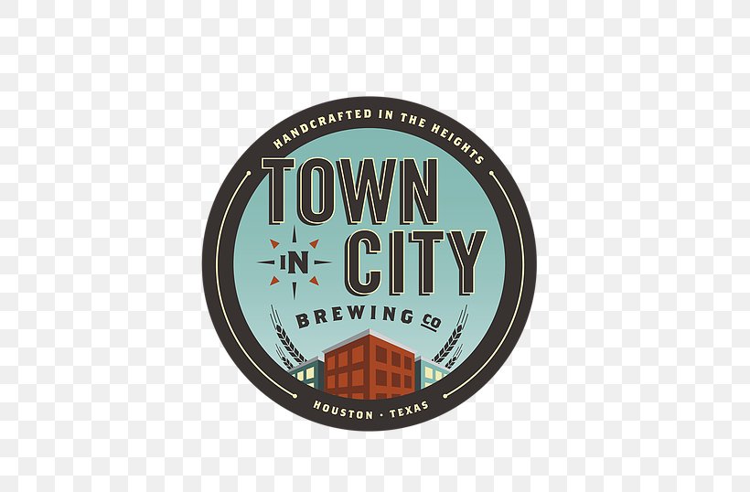 Town In City Brewing Company Texian Brewing Co Beer Brewery Houston Heights, PNG, 520x538px, Beer, Brand, Brewery, Craft Beer, Emblem Download Free