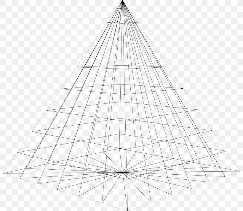 Triangle Structure Symmetry Pattern, PNG, 800x714px, Triangle, Black, Black And White, Cone, Diagram Download Free