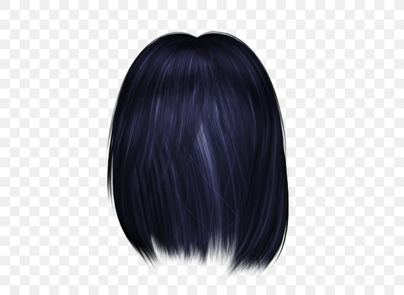 Wig Black Hair Bangs Hair Coloring, PNG, 600x600px, Wig, Bangs, Black, Black Hair, Black M Download Free