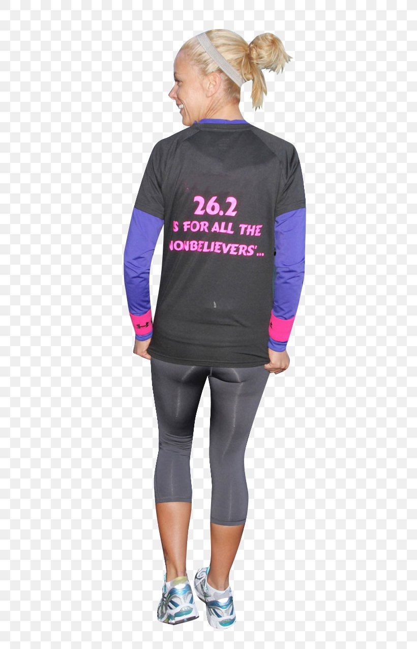 Sleeve T-shirt Shoulder Sportswear Tights, PNG, 603x1275px, Sleeve, Clothing, Joint, Magenta, Muscle Download Free