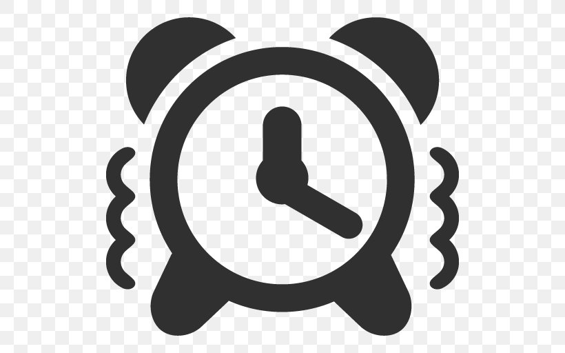 Symbol Brand Clip Art, PNG, 512x512px, Alarm Clocks, Black And White, Brand, Clock, Digital Clock Download Free