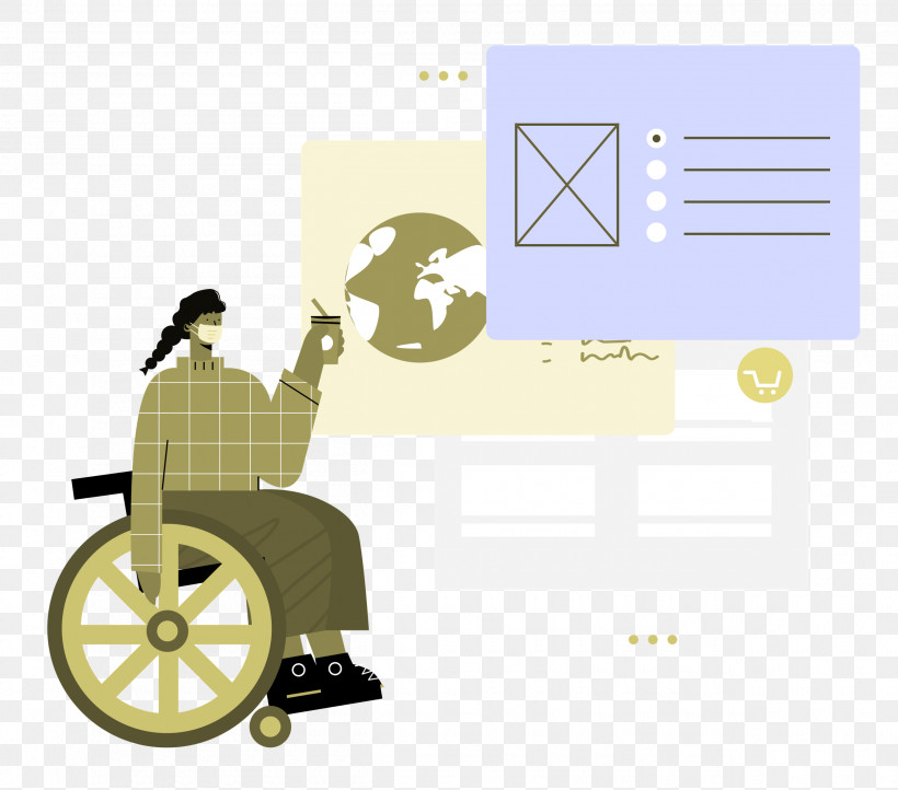 Wheel Chair People, PNG, 2500x2204px, Wheel Chair, Architecture, Cartoon, Drawing, Painting Download Free