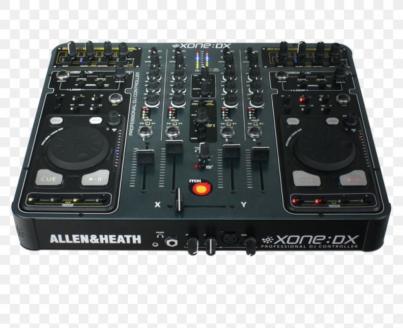 Audio Disc Jockey Allen & Heath MIDI Controllers DJ Controller, PNG, 1000x817px, Audio, Allen Heath, Audio Equipment, Audio Mixers, Cdj Download Free