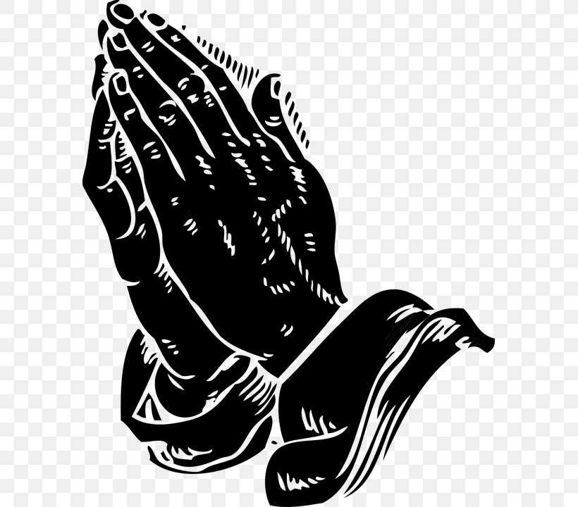 Praying Hands Prayer Religion Clip Art, PNG, 585x720px, Praying Hands, Art, Beak, Bird, Black And White Download Free
