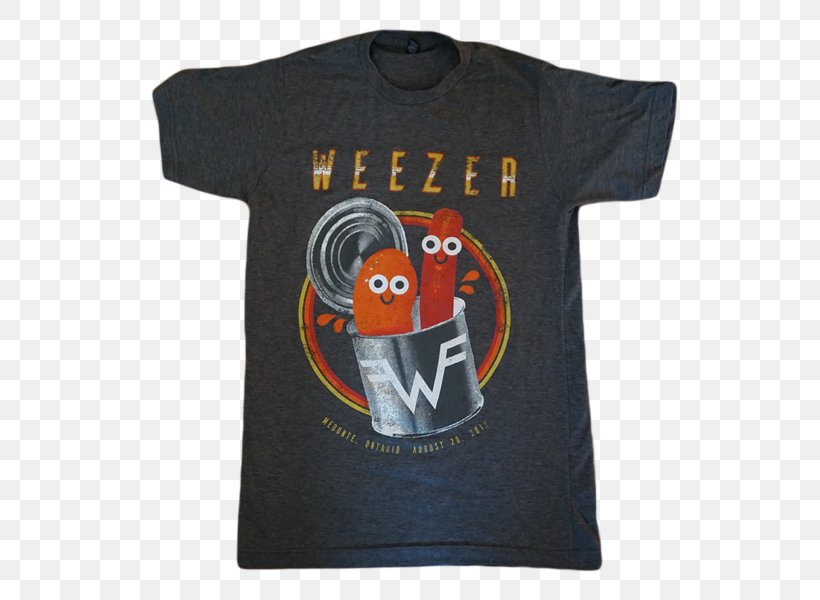 T-shirt Weezer Pork And Beans Pacific Daydream Pinkerton, PNG, 600x600px, Watercolor, Cartoon, Flower, Frame, Heart Download Free
