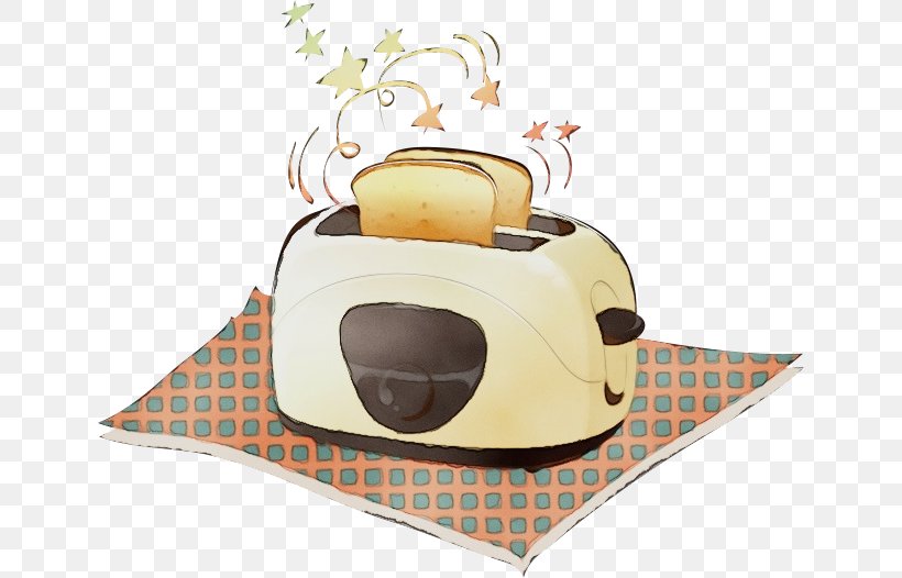 Toaster Bread Machine Home Appliance, PNG, 642x526px, Watercolor, Bag, Baking, Beige, Bread Download Free