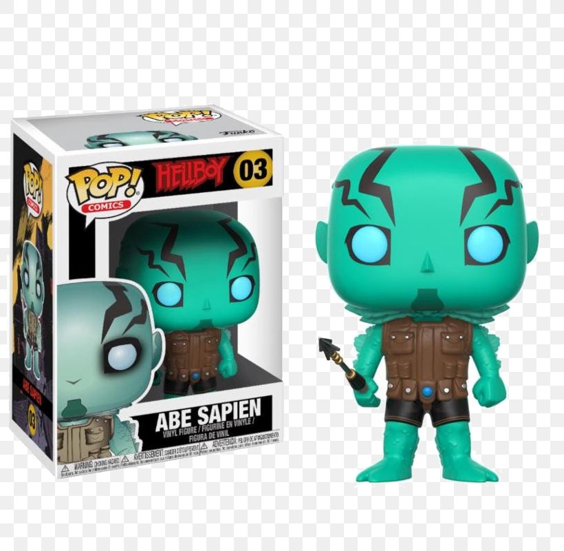 Abe Sapien Hellboy Liz Sherman Funko Action & Toy Figures, PNG, 800x800px, Abe Sapien, Action Figure, Action Toy Figures, Character, Comic Book Download Free