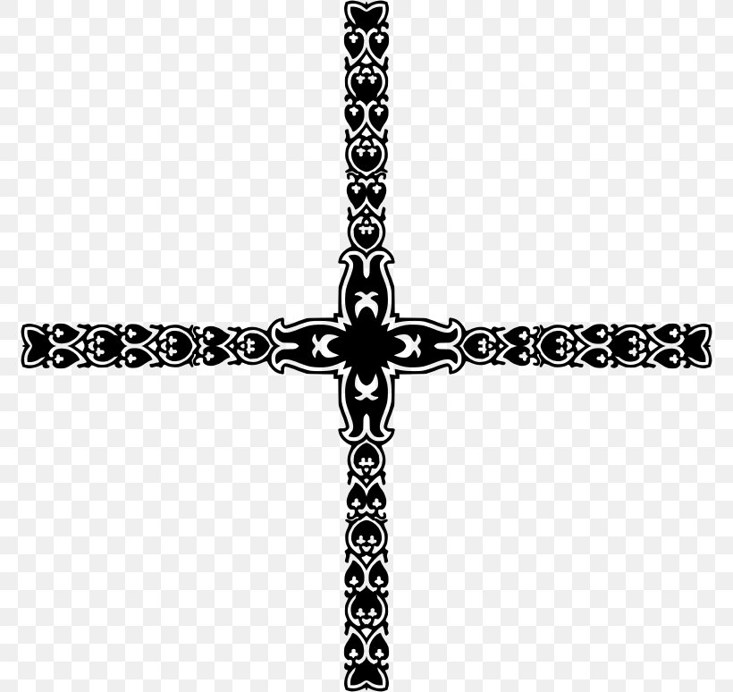 Art Deco Clip Art, PNG, 774x774px, Art Deco, Art, Black And White, Body Jewelry, Cross Download Free