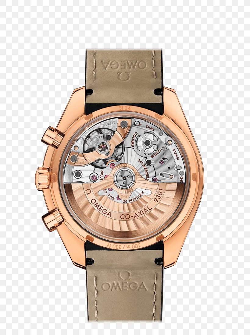 OMEGA Speedmaster Moonwatch Co-Axial Chronograph OMEGA Speedmaster Moonwatch Co-Axial Chronograph Omega SA Coaxial Escapement, PNG, 800x1100px, Omega Speedmaster, Brand, Brown, Chronograph, Clock Download Free