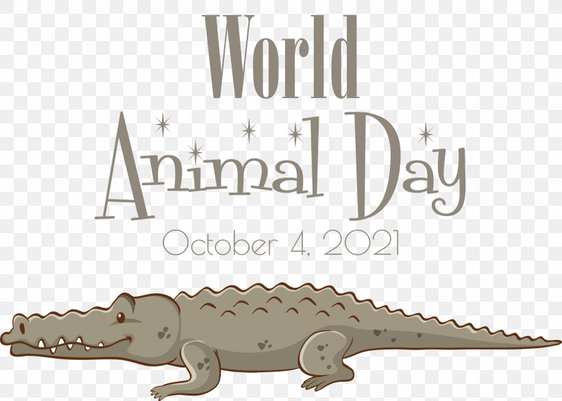 World Animal Day Animal Day, PNG, 3000x2143px, World Animal Day, Animal Day, Biology, Crocodiles, Cunt Download Free