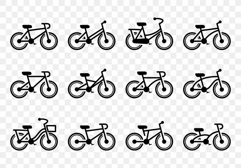 Bicycle Number, PNG, 1400x980px, Bicycle, Area, Art, Black, Black And White Download Free