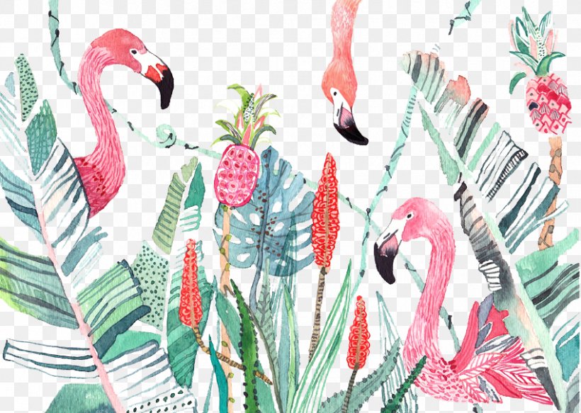 Bird Flower Animal Illustration, PNG, 850x605px, Musa Basjoo, Banana, Computer Software, Creative Work, Designer Download Free