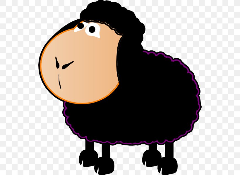 Black Sheep Livestock, PNG, 558x597px, Sheep, Artwork, Beak, Black Sheep, Child Download Free