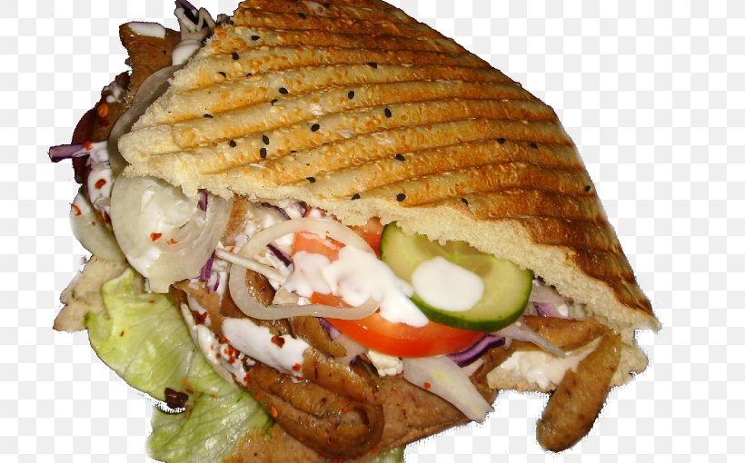 Gyro Pan Bagnat Hamburger Kebab Mediterranean Cuisine, PNG, 754x510px, Gyro, American Food, Bread, Chivito, Cuisine Download Free