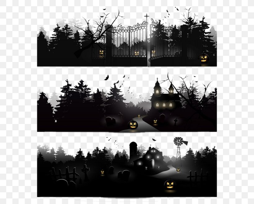 Halloween, PNG, 658x658px, Halloween, Black, Black And White, Brand, Monochrome Download Free